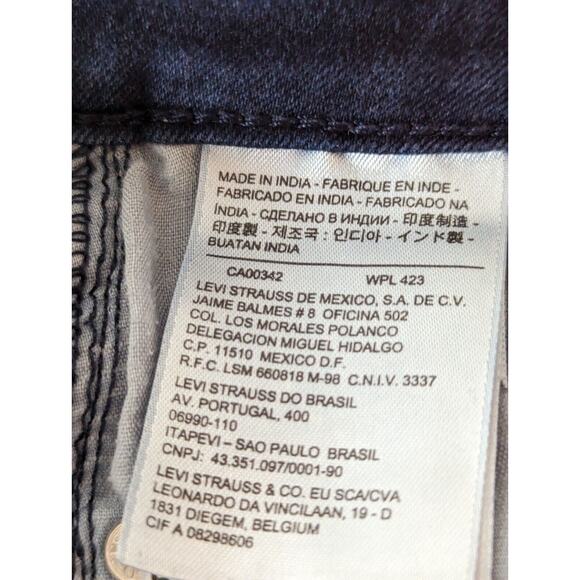 Levi's Women's Jeans 8 Blue Bold Curve Classic Rise Slim Leg CA00342 WPL 423 - Picture 7 of 12